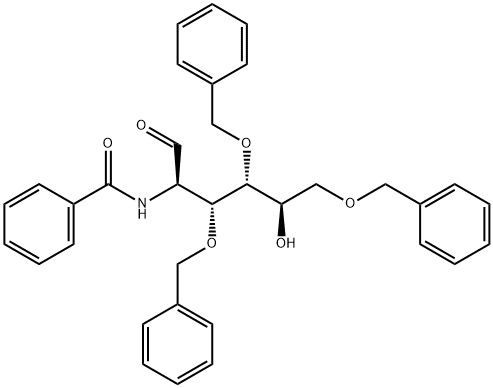 2-Benzoylamino-2-deoxy-3-O,4-O,6-O-tribenzyl-D-glucose
