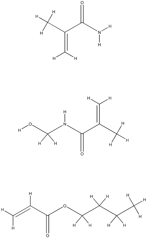2-Propenoic acid, butyl ester, polymer with N-(hydroxymethyl)-2-methyl-2-propenamide and 2-methyl-2-propenamide