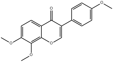 7,8-二甲氧基-3-(4-甲氧基苯基)-4H-1-苯并吡喃-4-酮