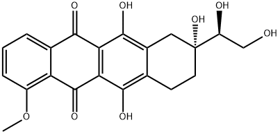 7-deoxyadriamycinol aglycone