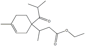 β,4-Dimethyl-1-(2-methyl-1-oxopropyl)-3-cyclohexene-1-propionic acid ethyl ester