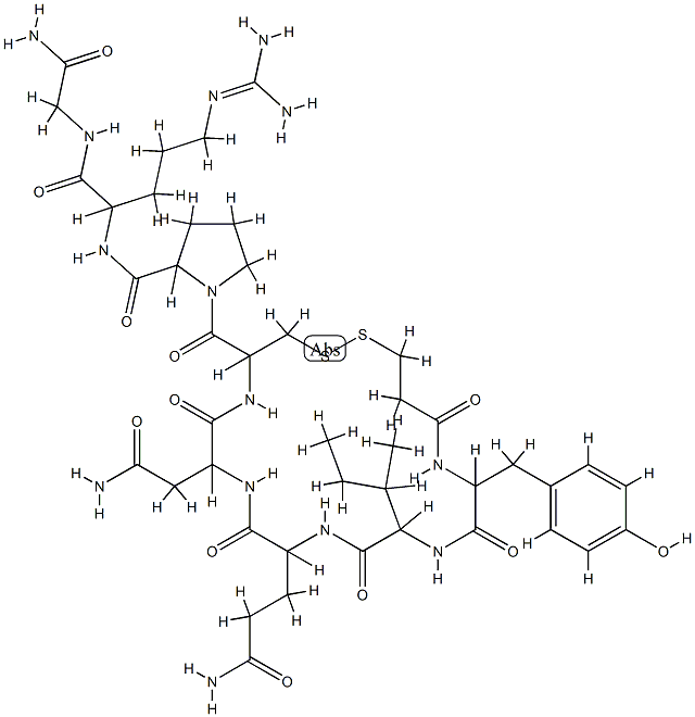 Oxytocin, 1-(3-mercaptopropanoic acid)-8-L-arginine-