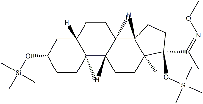 3β,17-Bis(trimethylsiloxy)-5α-pregnan-20-one O-methyl oxime