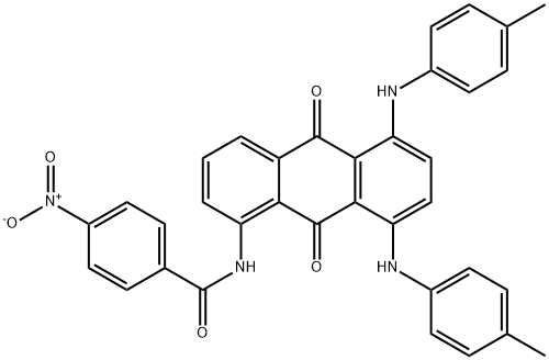 N-[5,8-bis[(4-methylphenyl)amino]-9,10-dioxo-anthracen-1-yl]-4-nitro-benzamide