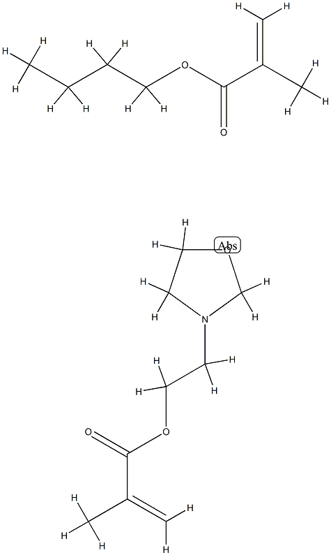 2-Propenoic acid, 2-methyl-, butyl ester, polymer with 2-(3-oxazolidinyl)ethyl 2-methyl-2-propenoate