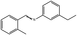 Benzenamine, 3-ethyl-N-[(2-methylphenyl)methylene]- (9CI)