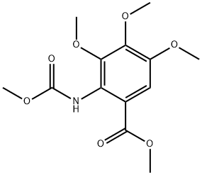2-(甲氧羰基氨基)-3,4,5-三甲氧基-苯甲酸甲酯