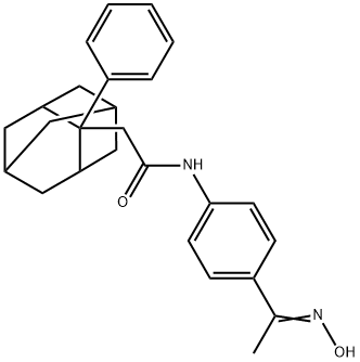 N-[4-(hydroxyethanimidoyl)phenyl]-2-(2-phenyl-2-adamantyl)acetamide