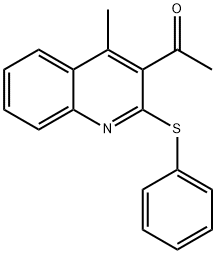 1-(4-甲基-2-(苯基硫)喹啉-3-基)乙-1-酮