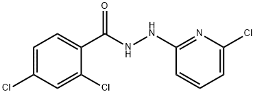 2,4-dichloro-N'-(6-chloro-2-pyridinyl)benzenecarbohydrazide