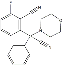 2-(氰基(吗啉代)(苯基)甲基)-6-氟苯甲腈