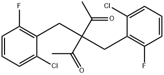3,3-bis(2-chloro-6-fluorobenzyl)-2,4-pentanedione