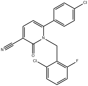 1-(2-chloro-6-fluorobenzyl)-6-(4-chlorophenyl)-2-oxo-1,2-dihydro-3-pyridinecarbonitrile