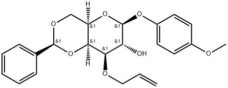 4-甲氧苯基-3-O-烯丙基-4,6-O-苯亚甲基-Β-D-吡喃半乳糖苷