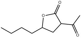 2(3H)-Furanone, 3-acetyl-5-butyldihydro-