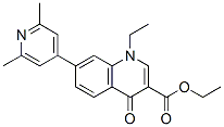ethyl 7-(2,6-dimethyl-4-pyridyl)-1-ethyl-1,4-dihydro-4-oxoquinoline-3-carboxylate
