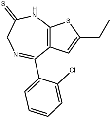 5-(2-氯苯基)-7-乙基-1,3-二氢-2H-噻吩并[2,3-E]-1,4-二氮杂卓-2-硫酮