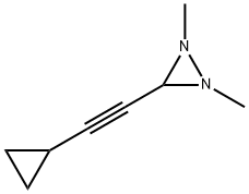 Diaziridine, 3-(cyclopropylethynyl)-1,2-dimethyl- (9CI)