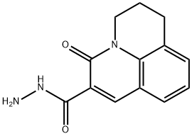 1H,5H-Benzo[ij]quinolizine-6-carboxylicacid,2,3-dihydro-5-oxo-,hydrazide(9CI)