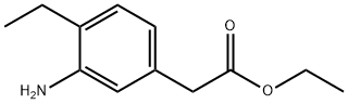 Benzeneacetic acid, 3-amino-4-ethyl-, ethyl ester (9CI)