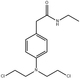 2-[p-[Bis(2-chloroethyl)amino]phenyl]-N-ethylacetamide