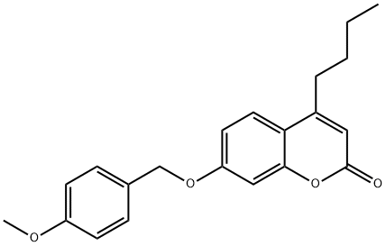 4-butyl-7-[(4-methoxyphenyl)methoxy]chromen-2-one