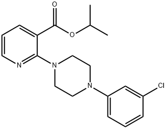 isopropyl 2-[4-(3-chlorophenyl)piperazino]nicotinate
