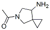 5-Azaspiro[2.4]heptan-7-amine, 5-acetyl- (9CI)
