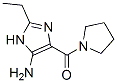 Pyrrolidine, 1-[(5-amino-2-ethyl-1H-imidazol-4-yl)carbonyl]- (9CI)