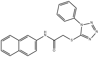 N-(naphthalen-2-yl)-2-[(1-phenyl-1H-tetrazol-5-yl)sulfanyl]acetamide