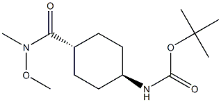 反式-1-(BOC-氨基)-4-(N-甲氧基-N-甲基氨基甲酰基)环己烷