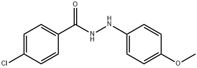 4-Chlorobenzoic acid N'-(4-methoxyphenyl) hydrazide