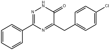 1,2,4-Triazin-6(1H)-one, 5-[(4-chlorophenyl)methyl]-3-phenyl-