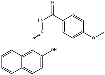 2-Hydroxy-1-naphthaldehyde p-methoxybenzoyl hydrazone