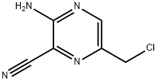 3-amino-6-(chloromethyl)pyrazinecarbonitrile
