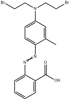 2-[[4-[Bis(2-bromoethyl)amino]-2-methylphenyl]azo]benzoic acid