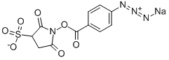 4-AZIDOBENZOIC ACID N-HYDROXY-SULFOSUCCINIMIDE ESTER SODIUM SALT