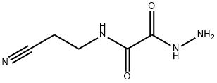 Acetic  acid,  [(2-cyanoethyl)amino]oxo-,  hydrazide  (9CI)