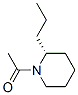 Piperidine, 1-acetyl-2-propyl-, (2R)- (9CI)