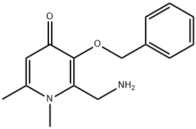 4(1H)-Pyridinone, 2-(aminomethyl)-1,6-dimethyl-3-(phenylmethoxy)-
