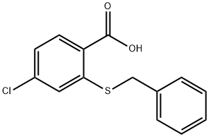 2-(BENZYLTHIO)-4-CHLOROBENZOIC ACID