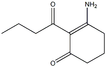 2-Cyclohexen-1-one,3-amino-2-(1-oxobutyl)-(9CI)