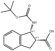 CIS-1-TERT-BUTOXYCARBONYLAMINO-INDAN-2-CARBOXYLIC ACID