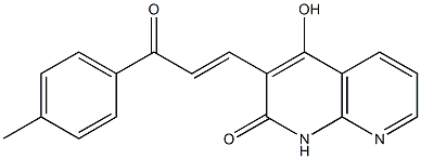 1,8-Naphthyridin-2(1H)-one,4-hydroxy-3-[3-(4-methylphenyl)-3-oxo-1-propenyl]-(9CI)