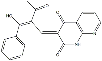 1,3-Butanedione,2-[(1,2-dihydro-4-hydroxy-2-oxo-1,8-naphthyridin-3-yl)methylene]-1-phenyl-(9CI)