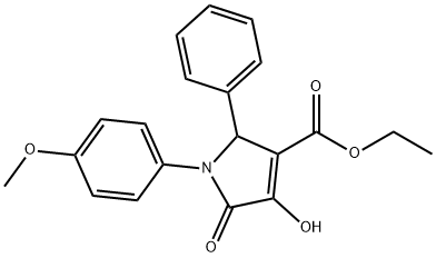 1-(4-Methoxyphenyl)-4,5-dioxo-2-phenyl-3-pyrrolidinecarboxylic acid ethyl ester