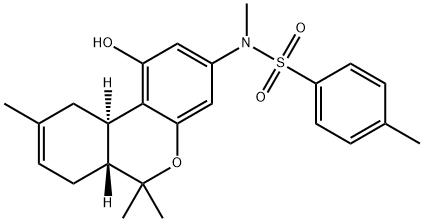 4,N-Dimethyl-N-[(6aR,10aα)-6aβ,7,10,10a-tetrahydro-1-hydroxy-6,6,9-trimethyl-6H-dibenzo[b,d]pyran-3-yl]benzenesulfonamide