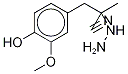 2-Hydrazino-α-(4-hydroxy-3-methoxybenzyl)propionitrile