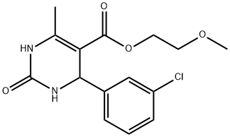 2-methoxyethyl 4-(3-chlorophenyl)-6-methyl-2-oxo-3,4-dihydro-1H-pyrimidine-5-carboxylate