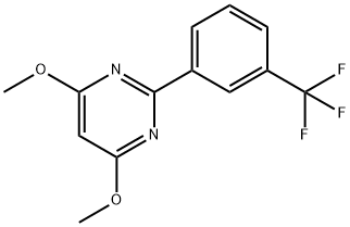 2-[(3-TRIFLUOROMETHYL)PHENYL]-4,6-DIMETHOXYPYRIMIDINE